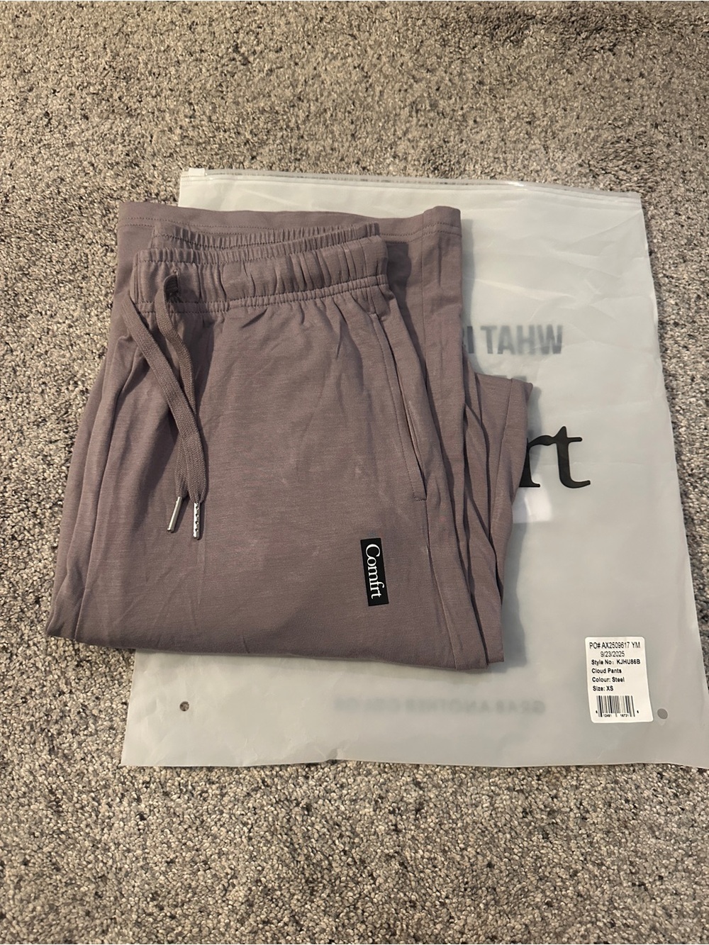 Comfrt Cloud Pants Steel XS New in Original Packaging